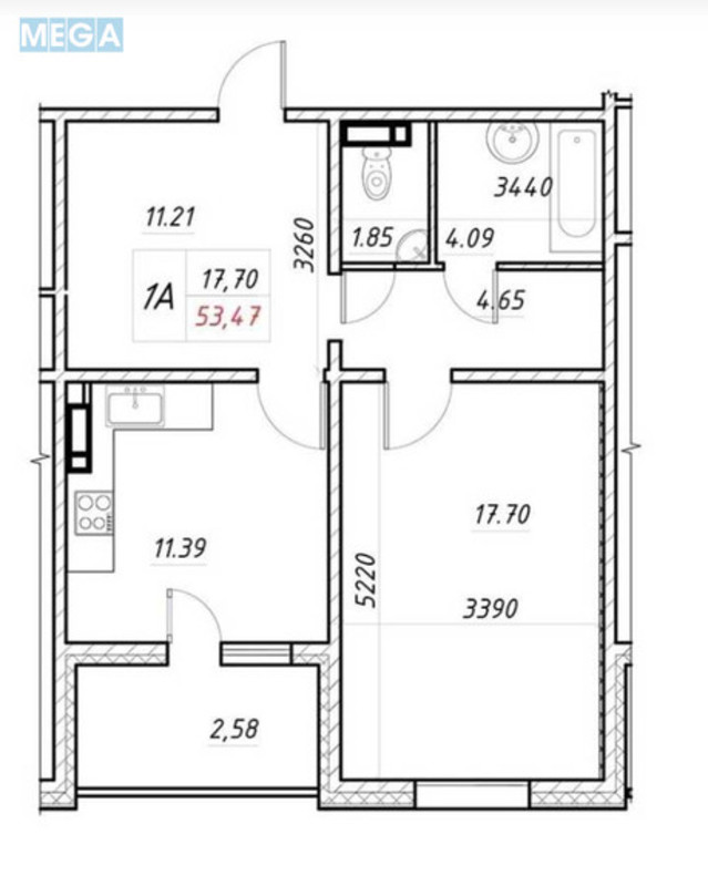 Новобудова, 25 поверхів, <a class="location-link" href="/kiev/" title="Недвижимость Київ">Київ</a>, <a class="location-link" href="/kiev/desnyanskij/" title="Недвижимость Деснянський район">Деснянський р-н</a>, Мелиоративная ул., 18а (изображение 3)