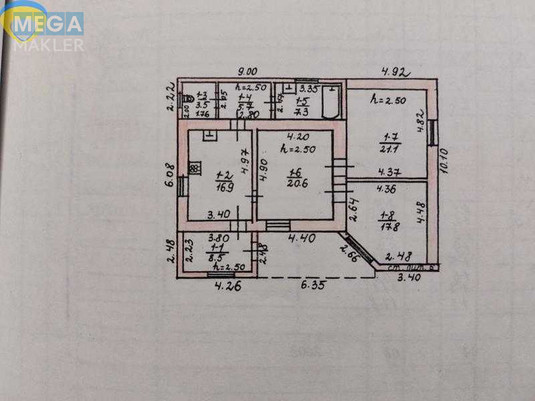 Продаж дома, 1&nbsp; поверх, 95&nbsp;кв.м, 3&nbsp;кімнати, ділянка 4&nbsp;сотки, <a class="location-link" href="/odessa/" title="Недвижимость Одеса">Одеса</a>, <a class="location-link" href="/odessa/suvorovskij/" title="Недвижимость Суворовський район">Суворовський р-н</a>, Тарутинская (изображение 7)