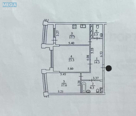 Продаж 2 кімнатної квартири (86/41/17), 16 пов. 24 пов. будинку, <a class="location-link" href="/kiev/" title="Недвижимость Київ">Київ</a>, <a class="location-link" href="/kiev/shevchenkovskij/" title="Недвижимость Шевченківський район">Шевченківський р-н</a>, Парково-Сырецкая ул., 4в (изображение 15)