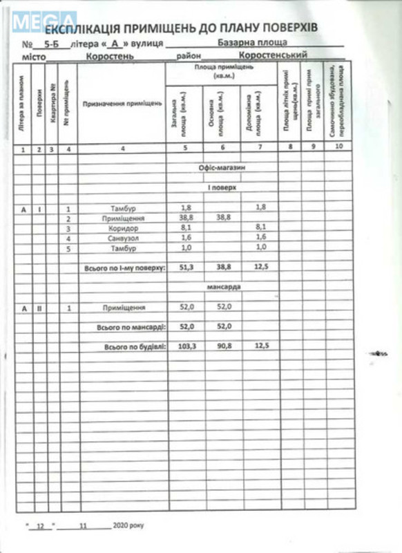 Продаж окремої будівлі/побудови, 115,20&nbsp;кв.м, <a class="location-link" href="/korosten/" title="Недвижимость Коростень">Коростень</a>, Базарна площа, 5Б (изображение 7)