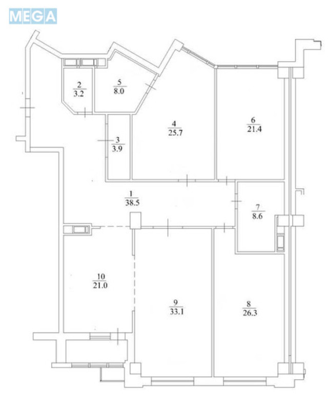 Продаж 4 кімнатної квартири (195/107/25), 4 пов. 15 пов. будинку, <a class="location-link" href="/kiev/" title="Недвижимость Київ">Київ</a>, <a class="location-link" href="/kiev/pecherskij/" title="Недвижимость Печерський район">Печерський р-н</a>, Саперне Поле вул., 3 (изображение 2)