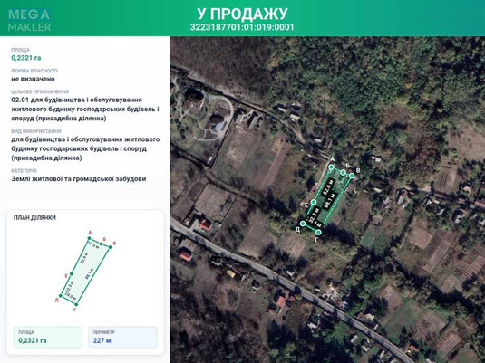 Продажа участка, 23,21&nbsp;сотки, участок под жилую застройку, <a class="location-link" href="/starye-bezradichi/" title="Недвижимость Старі Безрадичі">Старі Безрадичі</a>, Тиханська (изображение 6)