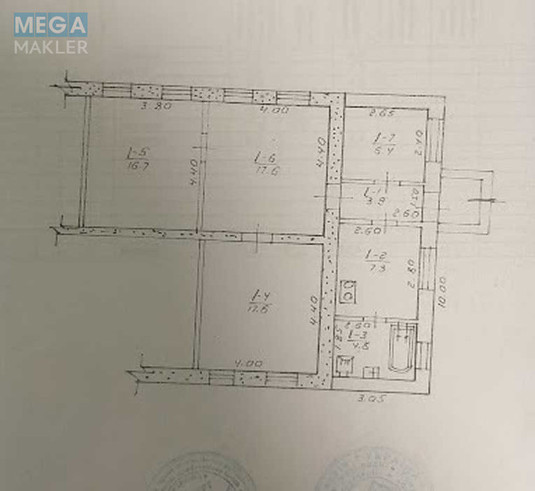 Продаж 3 кімнатної квартири (74/59/7), 1 пов. 1 пов. будинку, <a class="location-link" href="/fastov/" title="Недвижимость Фастів">Фастів</a>, миронівський парк (изображение 2)