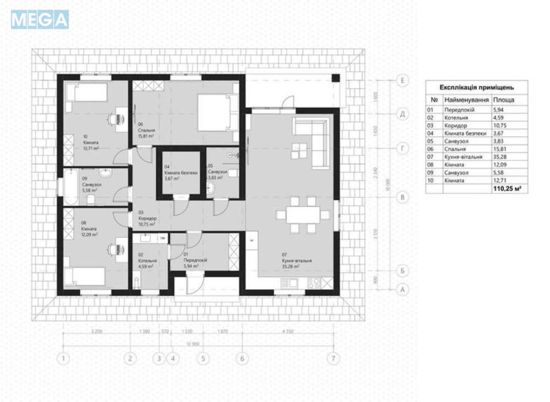 Продаж дома, 1&nbsp; поверх, 110&nbsp;кв.м, 3&nbsp;кімнати, ділянка 5&nbsp;соток, <a class="location-link" href="/borispol/" title="Недвижимость Бориспіль">Бориспіль</a>, Франка (изображение 3)