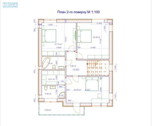Продаж дома, 2&nbsp;поверху, 224&nbsp;кв.м, 4&nbsp;кімнати, ділянка 6&nbsp;соток, <a class="location-link" href="/hodosovka/" title="Недвижимость Ходосівка">Ходосівка</a>, Степова (изображение 12)