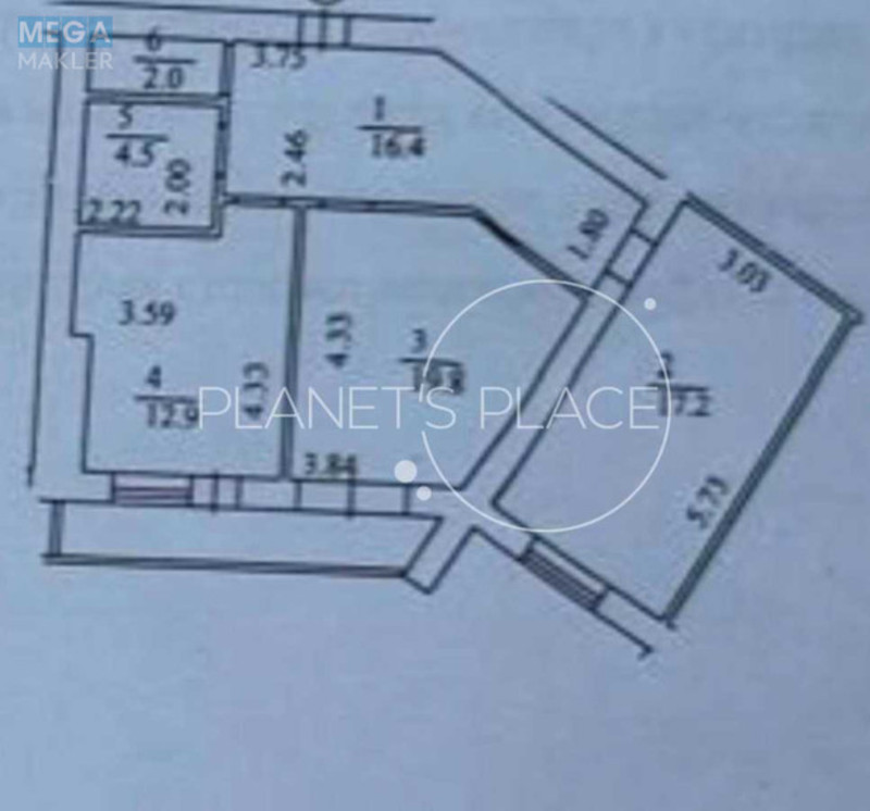 Продаж 2 кімнатної квартири (75,7/37/12,9), 4 пов. 19 пов. будинку, <a class="location-link" href="/kiev/" title="Недвижимость Київ">Київ</a>, <a class="location-link" href="/kiev/shevchenkovskij/" title="Недвижимость Шевченківський район">Шевченківський р-н</a>, Вячеслава Чорновола вул., 25 (изображение 17)
