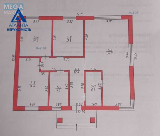 Продаж дома, 1&nbsp; поверх, 108&nbsp;кв.м, 3&nbsp;кімнати, ділянка 5&nbsp;соток, <a class="location-link" href="/boratin-selo/" title="Недвижимость Боратін">Боратин</a>, Польська, 7б (изображение 16)
