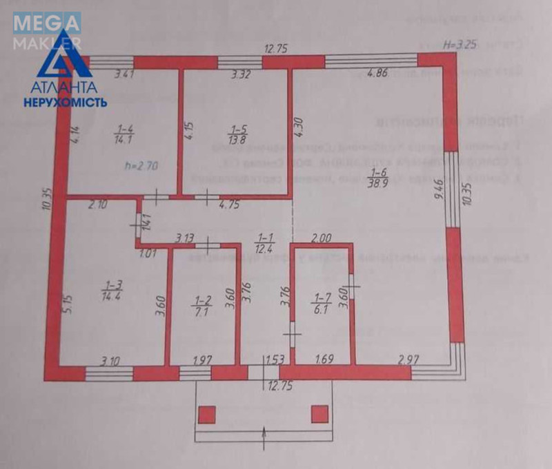 Продаж дома, 1&nbsp; поверх, 108&nbsp;кв.м, 3&nbsp;кімнати, ділянка 5&nbsp;соток, <a class="location-link" href="/boratin-selo/" title="Недвижимость Боратін">Боратин</a>, Польська, 7б (изображение 16)