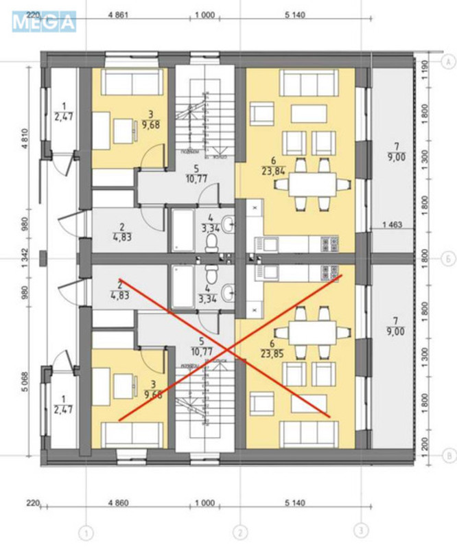 Продаж дома, 2&nbsp;поверху, 120&nbsp;кв.м, 5&nbsp;кімнат, ділянка 2&nbsp;сотки, <a class="location-link" href="/novoselki-selo-kv-kievo-svyatoshinskij-rajon/" title="Недвижимость Новосілки">Новосілки</a>, Молодіжна, 24в (изображение 10)