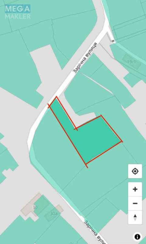 Продажа участка, 12,40&nbsp;соток, участок под жилую застройку, <a class="location-link" href="/sofievskaya-borshagovka/" title="Недвижимость Софіївська Борщагівка">Софіївська Борщагівка</a>, Заречная (изображение 2)