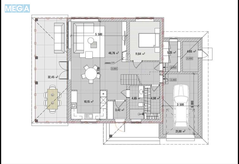 Продаж дома, 2&nbsp;поверху, 197&nbsp;кв.м, 4&nbsp;кімнати, ділянка 8&nbsp;соток, <a class="location-link" href="/belogorodka-selo-kv/" title="Недвижимость Білогородка">Білогородка</a>, Дружби (изображение 6)