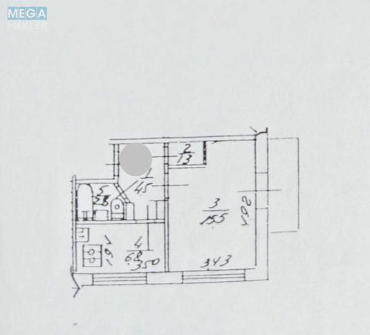 Продаж 1 кімнатної квартири (33/15/7), 6 пов. 9 пов. будинку, <a class="location-link" href="/kiev/" title="Недвижимость Київ">Київ</a>, <a class="location-link" href="/kiev/obolonskij/" title="Недвижимость Оболонський район">Оболонський р-н</a>, Героїв Сталінграду просп., 38 (изображение 14)
