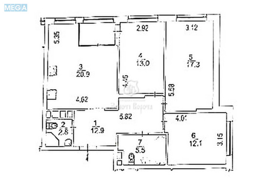 Продаж 3 кімнатної квартири (87,8/42,4/20,9), 7 пов. 25 пов. будинку, <a class="location-link" href="/kiev/" title="Недвижимость Київ">Київ</a>, <a class="location-link" href="/kiev/dneprovskij/" title="Недвижимость Дніпровський район">Дніпровський р-н</a>, Євгена Сверстюка вул., 6а (изображение 24)
