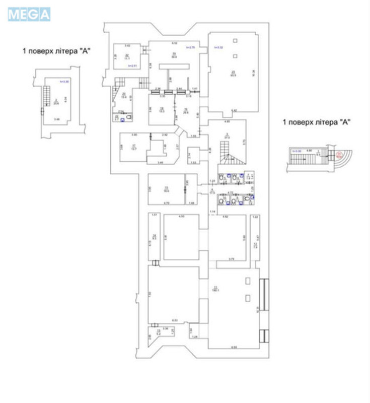 Оренда комерційної нерухомості, 505&nbsp;кв.м, под офис, <a class="location-link" href="/kiev/" title="Недвижимость Київ">Київ</a>, <a class="location-link" href="/kiev/shevchenkovskij/" title="Недвижимость Шевченківський район">Шевченківський р-н</a>, Богдана Хмельницкого ул. (изображение 8)