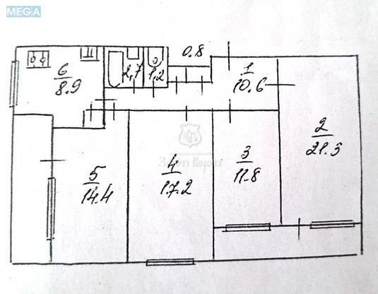 Продаж 4 кімнатної квартири (95/42/9), 9 пов. 14 пов. будинку, <a class="location-link" href="/kiev/" title="Недвижимость Київ">Київ</a>, <a class="location-link" href="/kiev/dneprovskij/" title="Недвижимость Дніпровський район">Дніпровський р-н</a>, Флоренції вул., 5 (изображение 23)