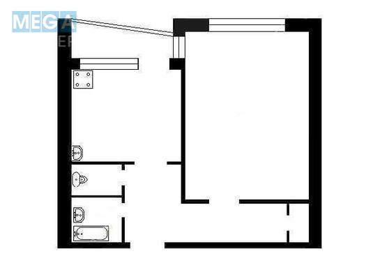 Продаж 1 кімнатної квартири (35/?/8,5), 2 пов. 16 пов. будинку, <a class="location-link" href="/kiev/" title="Недвижимость Київ">Київ</a>, <a class="location-link" href="/kiev/goloseevskij/" title="Недвижимость Голосіївський район">Голосіївський р-н</a>, Демеевская ул., 45а (изображение 5)