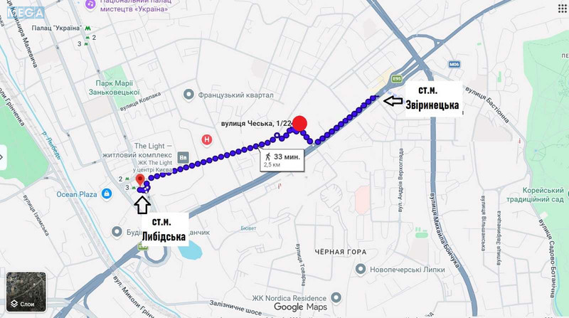Оренда комерційної нерухомості, 100&nbsp;кв.м, под офис, <a class="location-link" href="/kiev/" title="Недвижимость Київ">Київ</a>, <a class="location-link" href="/kiev/pecherskij/" title="Недвижимость Печерський район">Печерський р-н</a>, Чешская ул., 1/22 (изображение 9)