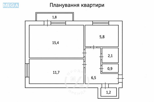 Продаж 2 кімнатної квартири (45,4/27/6), 9 пов. 9 пов. будинку, <a class="location-link" href="/kiev/" title="Недвижимость Київ">Київ</a>, <a class="location-link" href="/kiev/solomenskij/" title="Недвижимость Солом'янський район">Солом'янський р-н</a>, Александра Пироговского ул., 8 (изображение 11)
