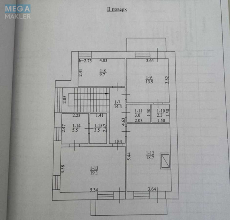 Продаж дома, 2&nbsp;поверху, 169,50&nbsp;кв.м, 4&nbsp;кімнати, ділянка 6&nbsp;соток, <a class="location-link" href="/gnedin/" title="Недвижимость Гнідін">Гнідин</a>, Весняна (изображение 21)