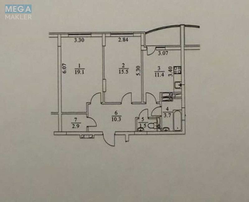 Продаж 2 кімнатної квартири (68/35/12), 11 пов. 26 пов. будинку, <a class="location-link" href="/kiev/" title="Недвижимость Київ">Київ</a>, <a class="location-link" href="/kiev/dneprovskij/" title="Недвижимость Дніпровський район">Дніпровський р-н</a>, Воскресенська вул., 14Б (изображение 14)