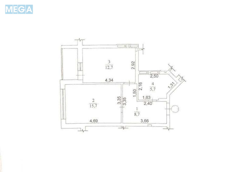 Продаж 1 кімнатної квартири (46,4/15,7/12,7), 8 пов. 16 пов. будинку, <a class="location-link" href="/kiev/" title="Недвижимость Київ">Київ</a>, <a class="location-link" href="/kiev/svyatoshinskij/" title="Недвижимость Святошинський район">Святошинський р-н</a>, Живописна вул., 3 (изображение 15)