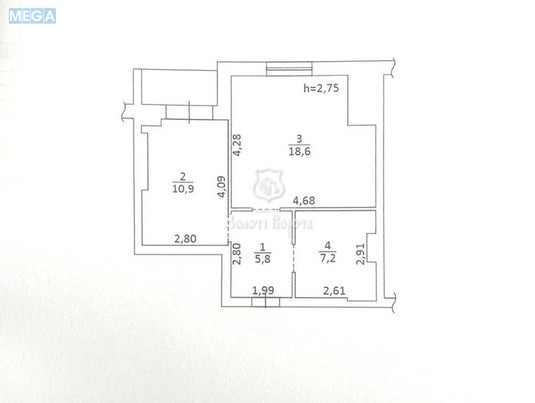 Продаж 1 кімнатної квартири (43,9/18,6/10,9), 26 пов. 28 пов. будинку, <a class="location-link" href="/kiev/" title="Недвижимость Київ">Київ</a>, <a class="location-link" href="/kiev/solomenskij/" title="Недвижимость Солом'янський район">Солом'янський р-н</a>, Володимира Брожка вул., 70 (изображение 14)
