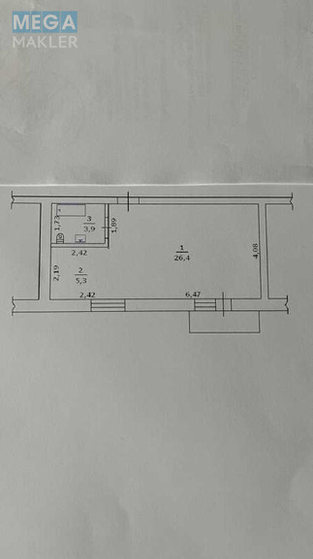 Продаж 1 кімнатної квартири (36,4/?/5,3), 2 пов. 4 пов. будинку, <a class="location-link" href="/novograd-volynskij/" title="Недвижимость Новоград-Волинський">Новоград-Волинський</a>, Олександра Чернявського, 19 (изображение 20)