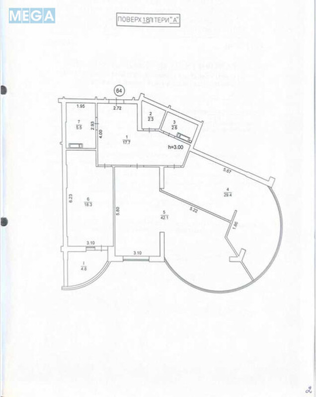 Продаж 2 кімнатної квартири (123/60/19), 18 пов. 24 пов. будинку, <a class="location-link" href="/kiev/" title="Недвижимость Київ">Київ</a>, <a class="location-link" href="/kiev/shevchenkovskij/" title="Недвижимость Шевченківський район">Шевченківський р-н</a>, Глубочицкая ул., 73 (изображение 13)
