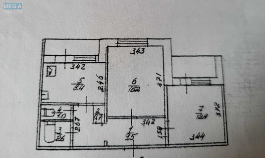 Продаж 2 кімнатної квартири (55/35/8), 16 пов. 16 пов. будинку, <a class="location-link" href="/kiev/" title="Недвижимость Київ">Київ</a>, <a class="location-link" href="/kiev/svyatoshinskij/" title="Недвижимость Святошинський район">Святошинський р-н</a>, Василя Стуса вул., 23/9 (изображение 17)