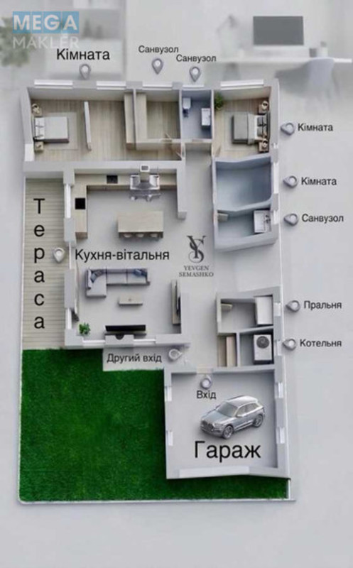 Оренда дома, <a class="location-link" href="/chajki-selo-kv/" title="Недвижимость Чайки">Чайки</a>, Заньковецької (изображение 19)