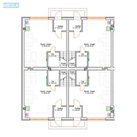 Продаж дома, 2&nbsp;поверху, 72&nbsp;кв.м, 3&nbsp;кімнати, ділянка 1&nbsp;сотка, <a class="location-link" href="/gatnoe/" title="Недвижимость Гатне">Гатне</a>, пров. Грушевського, 1А (изображение 6)