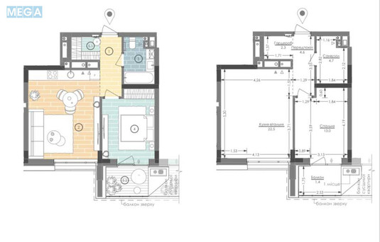 Новобудова, 12 поверхів, <a class="location-link" href="/kiev/" title="Недвижимость Київ">Київ</a>, <a class="location-link" href="/kiev/shevchenkovskij/" title="Недвижимость Шевченківський район">Шевченківський р-н</a>, Семьи Хохловых ул., 12 (изображение 9)