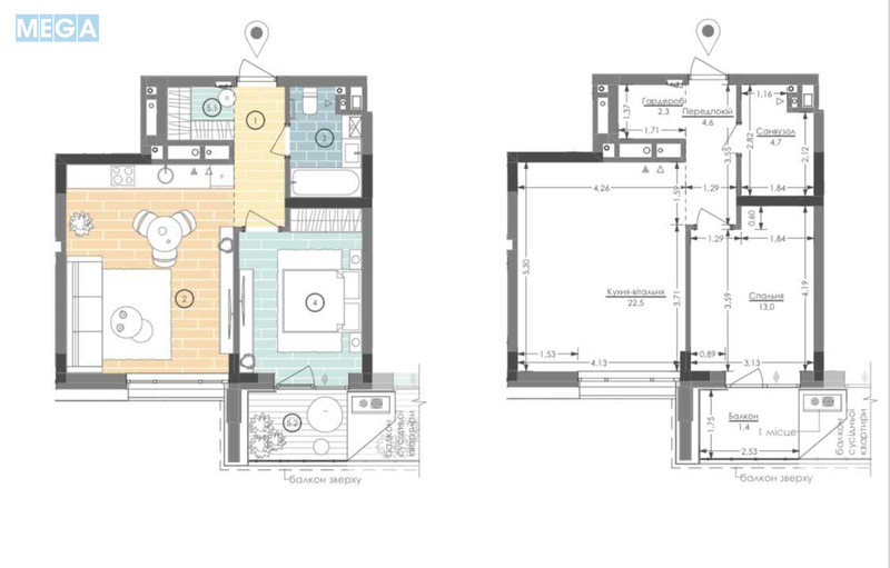 Новобудова, 12 поверхів, <a class="location-link" href="/kiev/" title="Недвижимость Київ">Київ</a>, <a class="location-link" href="/kiev/shevchenkovskij/" title="Недвижимость Шевченківський район">Шевченківський р-н</a>, Семьи Хохловых ул., 12 (изображение 9)