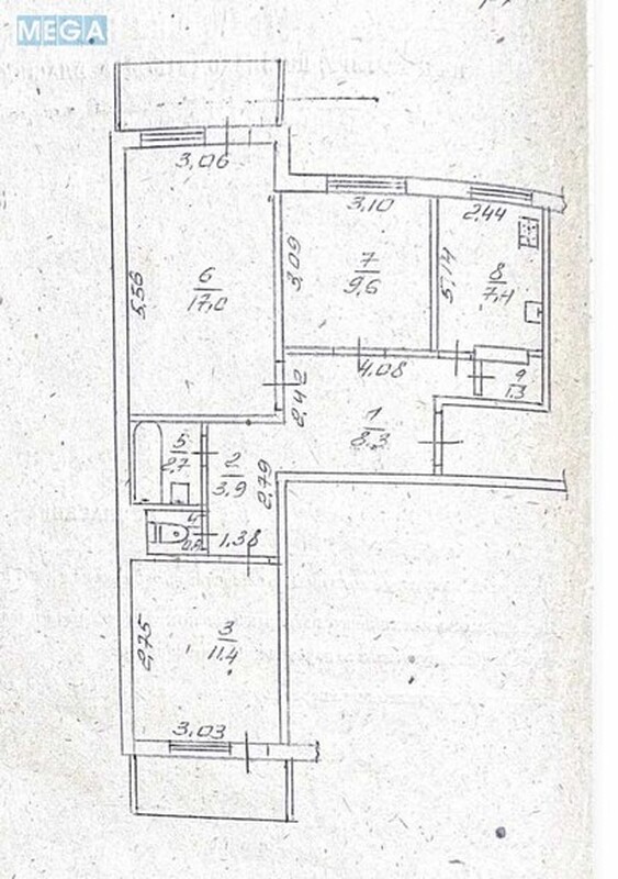 Продаж 3 кімнатної квартири (66,4/41/7,4), 6 пов. 9 пов. будинку, <a class="location-link" href="/cherkassi/" title="Недвижимость Черкаси">Черкаси</a>, <a class="location-link" href="/cherkassi/pridneprovskij/" title="Недвижимость Придніпровський район">Придніпровський р-н</a>, Залізняка, 29/5 (изображение 15)