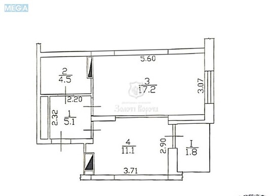 Продаж 1 кімнатної квартири (39,7/17,2/11,1), 18 пов. 27 пов. будинку, <a class="location-link" href="/kiev/" title="Недвижимость Київ">Київ</a>, <a class="location-link" href="/kiev/goloseevskij/" title="Недвижимость Голосіївський район">Голосіївський р-н</a>, Лисогірський пров., 20 (изображение 21)
