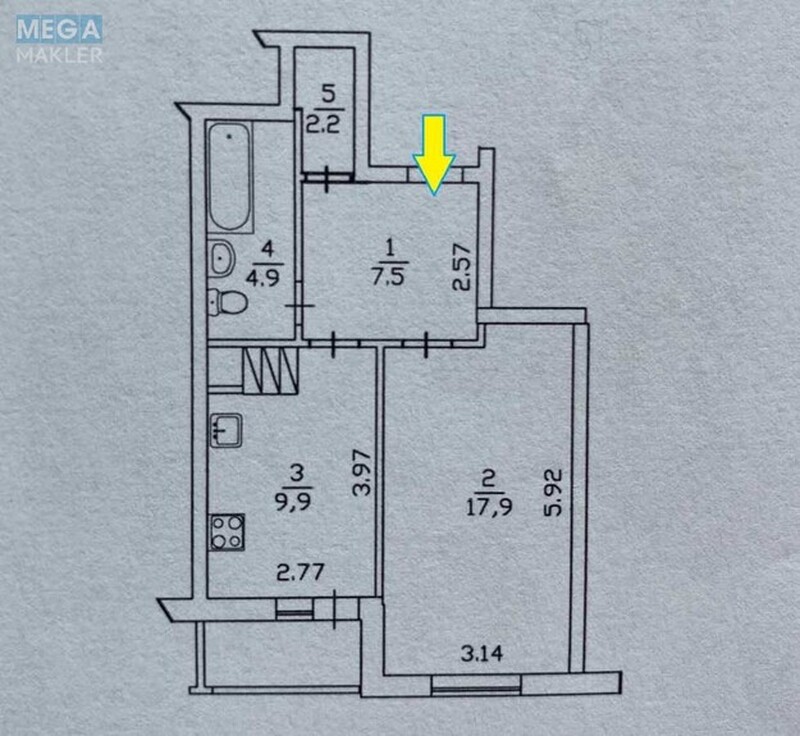 Оренда 1 кімнатної квартири, <a class="location-link" href="/kiev/" title="Недвижимость Київ">Київ</a>, <a class="location-link" href="/kiev/darnickij/" title="Недвижимость Дарницький район">Дарницький р-н</a>, Урлівська вул., 23В (изображение 17)