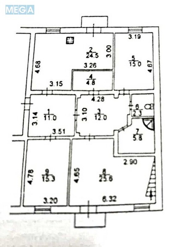 Продаж 5 кімнатної квартири (198,7/82,4/24,5), 6 пов. 6 пов. будинку, <a class="location-link" href="/kiev/" title="Недвижимость Київ">Київ</a>, <a class="location-link" href="/kiev/shevchenkovskij/" title="Недвижимость Шевченківський район">Шевченківський р-н</a>, Тургенєвська вул., 74а (изображение 12)