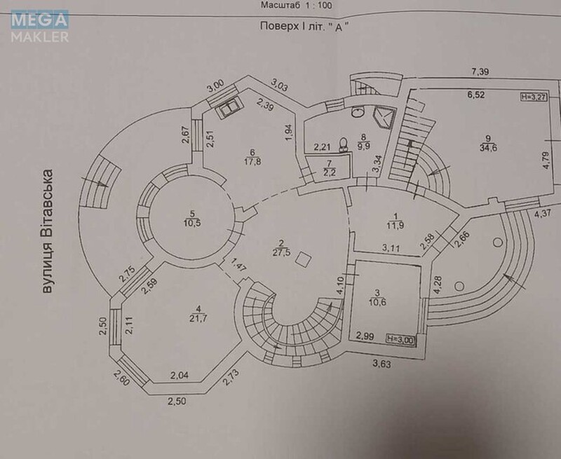 Продаж дома, 2&nbsp;поверху, 265&nbsp;кв.м, 5&nbsp;кімнат, ділянка 10&nbsp;соток, <a class="location-link" href="/kiev/" title="Недвижимость Київ">Київ</a>, <a class="location-link" href="/kiev/goloseevskij/" title="Недвижимость Голосіївський район">Голосіївський р-н</a>, Вітавська вул. (изображение 22)